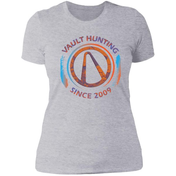 borderlands vault hunting lady t-shirt