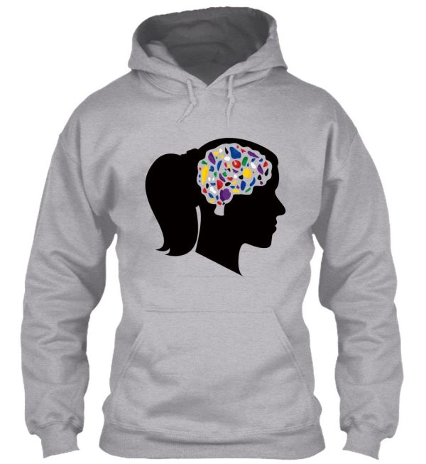 bouldering on the mind (woman) hoodie