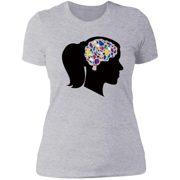 bouldering on the mind (woman) lady t-shirt