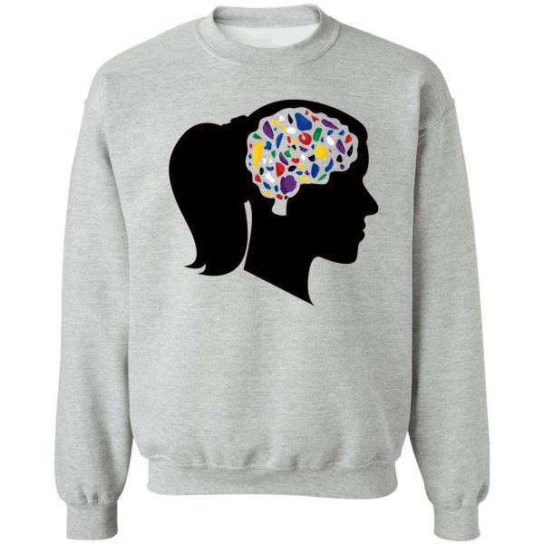 bouldering on the mind (woman) sweatshirt