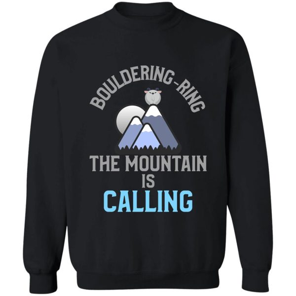 bouldering-ring sweatshirt