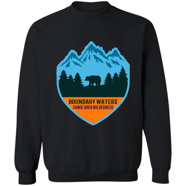 boundary waters canoe area wilderness sweatshirt
