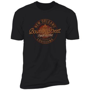 bourbon street french quarter new orleans souvenir gift shirt