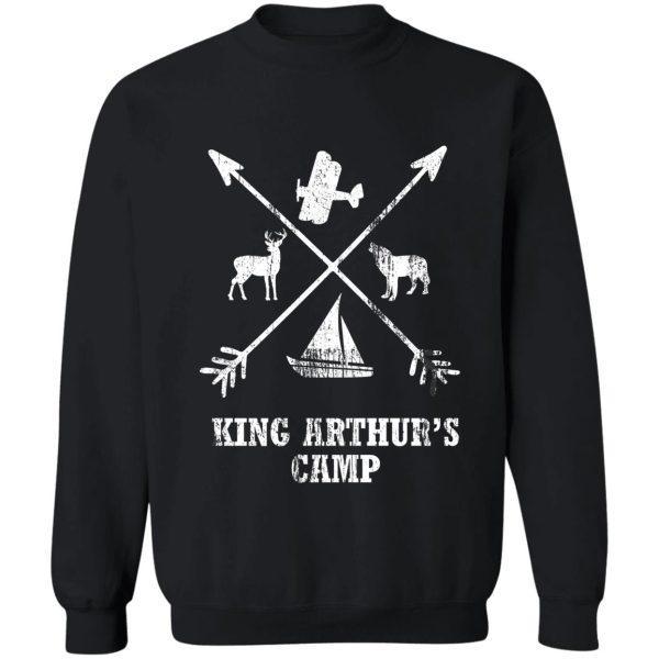 box of delights - king arthurs camp sweatshirt