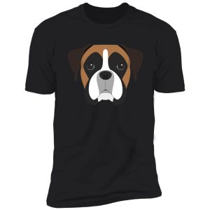 boxer dog portrait illustration shirt