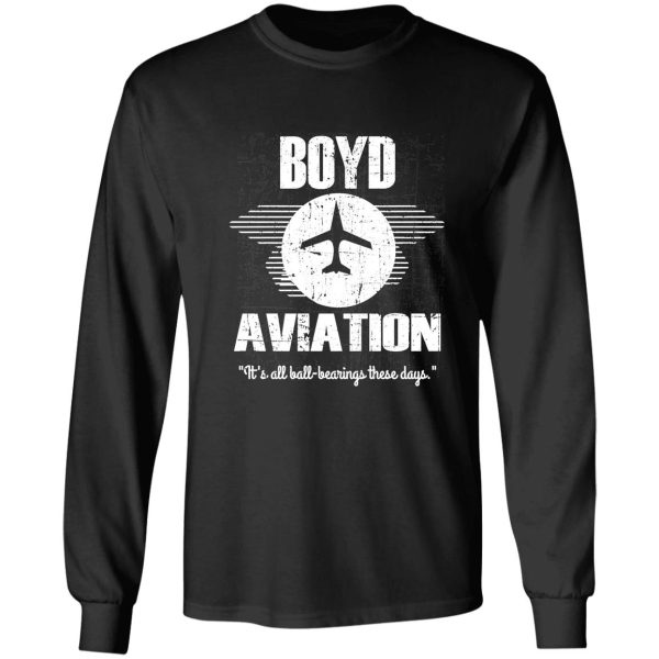 boyd aviation - from fletch t-shirt long sleeve