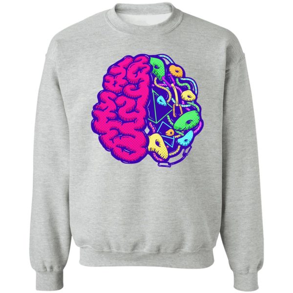 brain of climbing rock climbing sweatshirt