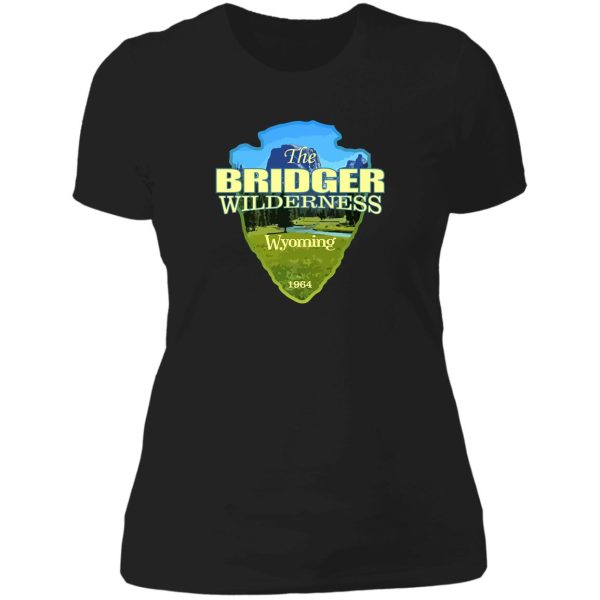 bridger wilderness (arrowhead) lady t-shirt