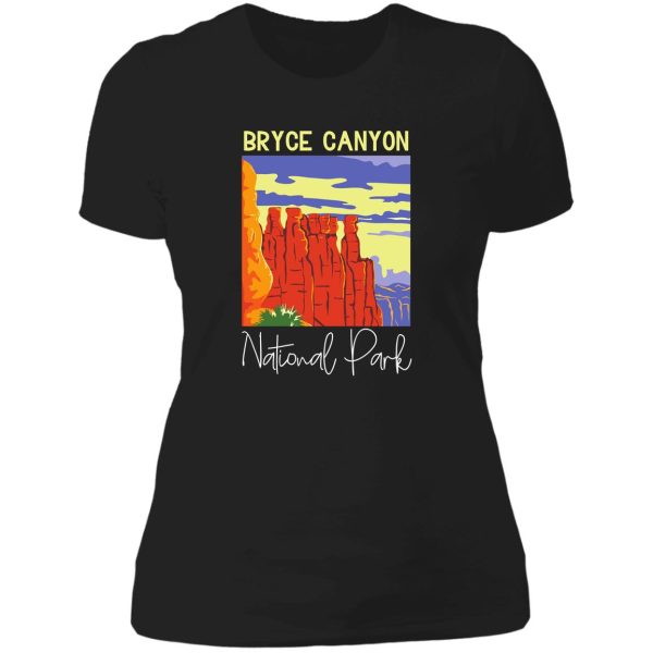 bryce canyon national park usa lady t-shirt