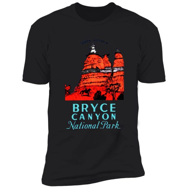 bryce canyon national park utah vintage travel decal shirt