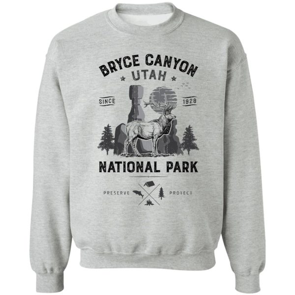 bryce canyon national park vintage utah deer elk t shirt sweatshirt