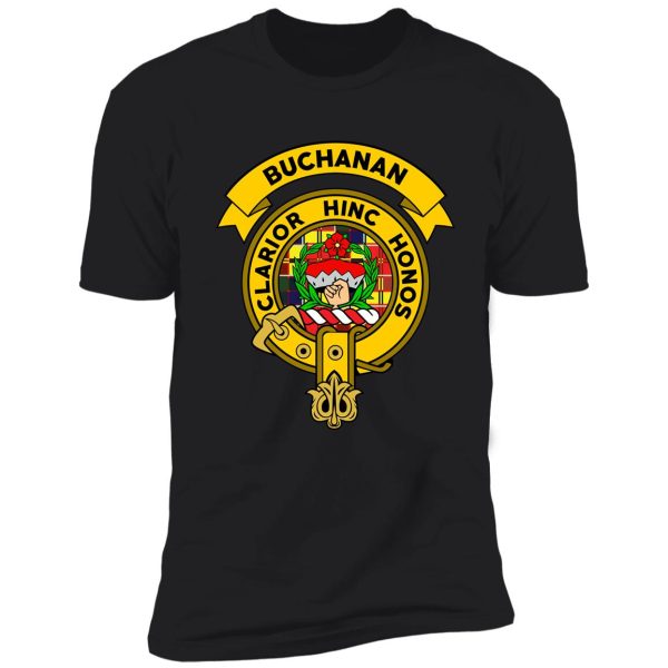 buchanan clan badge tartan shirt