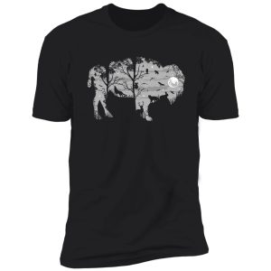 buffalo, bison, nature, wilderness shirt