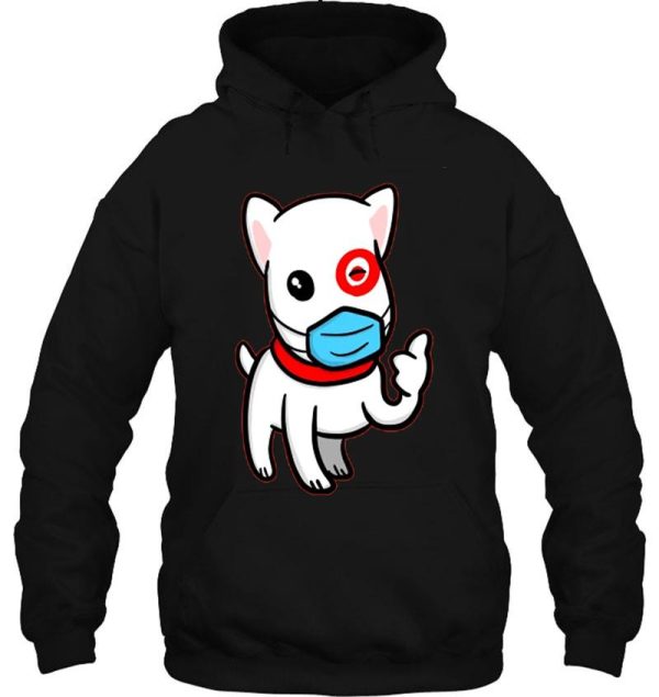 bullseye dog hoodie