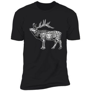 butcher chart: elk shirt