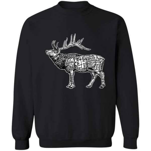 butcher chart elk sweatshirt