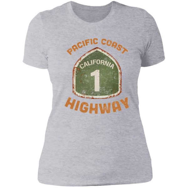 california pacific coast highway t-shirts and souvenirs lady t-shirt