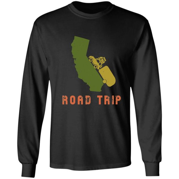 california road trip long sleeve
