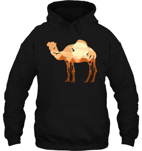 camel desert wilderness hoodie