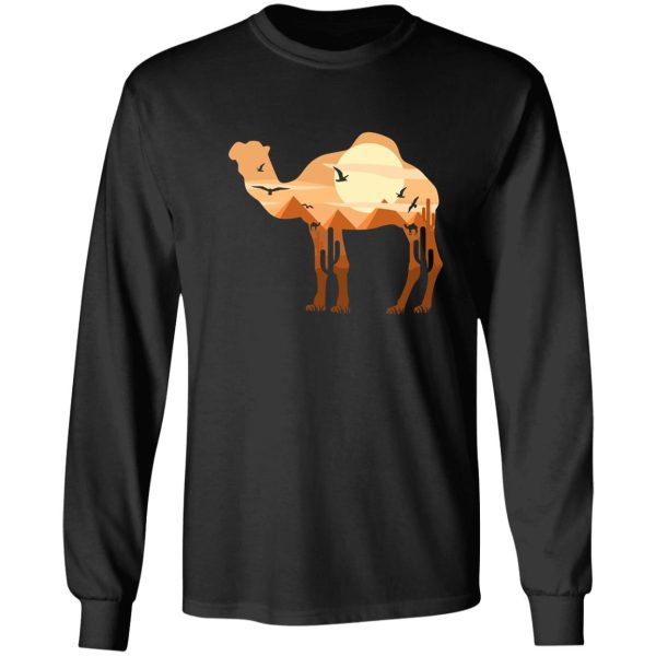 camel desert wilderness long sleeve