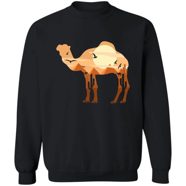 camel desert wilderness sweatshirt