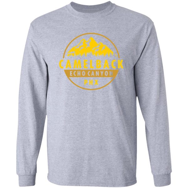 camelback mountain echo canyon t-shirt arizona hiking tee hiking and camping hiker shirt camper shirt outdoor shirts long sleeve