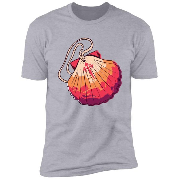 camino de santiago scallop shirt