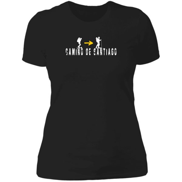 camino de santiago shirt lady t-shirt