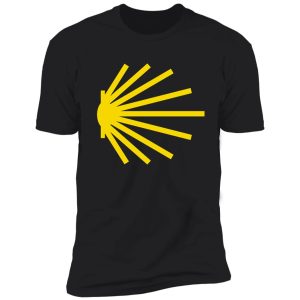 camino de santiago - yellow shell trail marker shirt