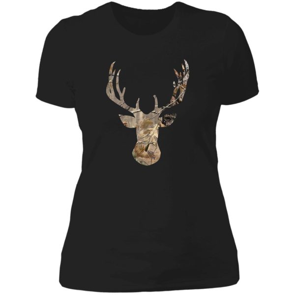 camo buck 2 lady t-shirt