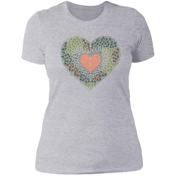 camo heart tracks lady t-shirt