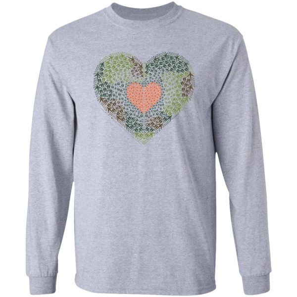 camo heart tracks long sleeve