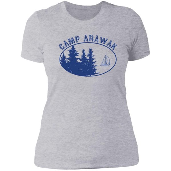 camp arawak gift retro summer camp lady t-shirt