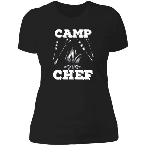 camp chef funny gift camper shirt lady t-shirt