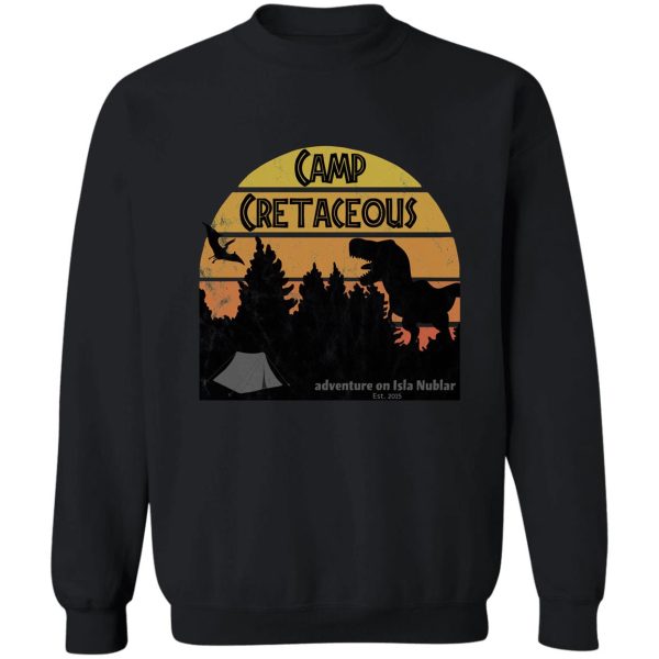 camp cretaceous (distressed) sweatshirt