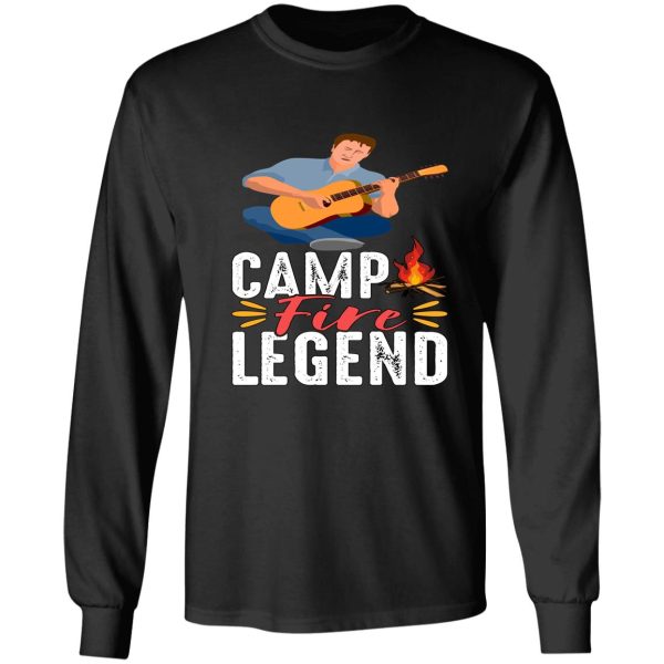 camp fire legend camper camping adventure long sleeve