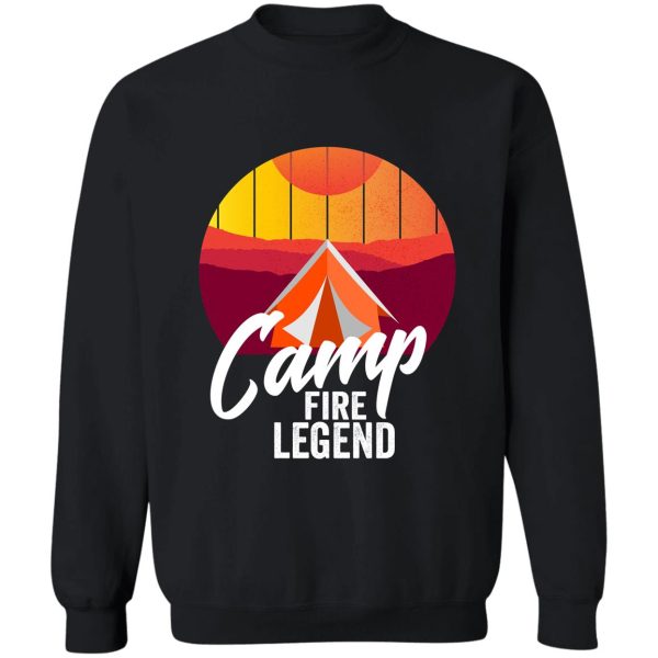 camp fire legend-summer. sweatshirt