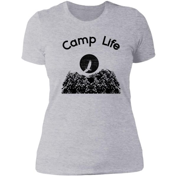 camp life lady t-shirt