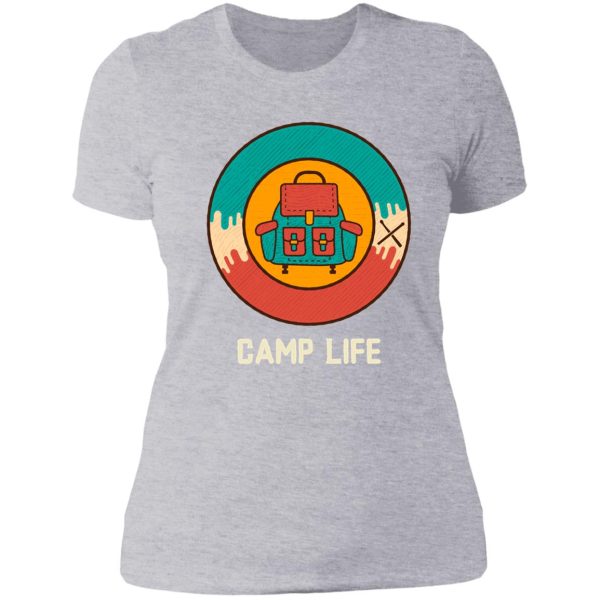 camp life lady t-shirt