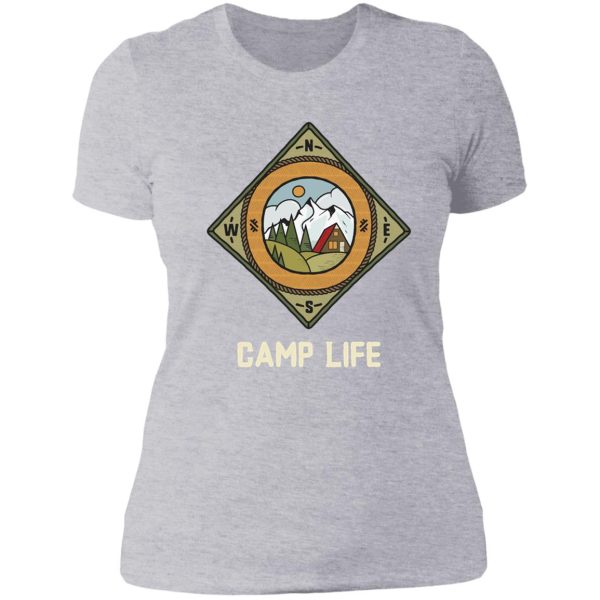 camp life lady t-shirt