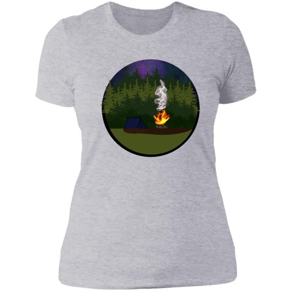 camp site lady t-shirt