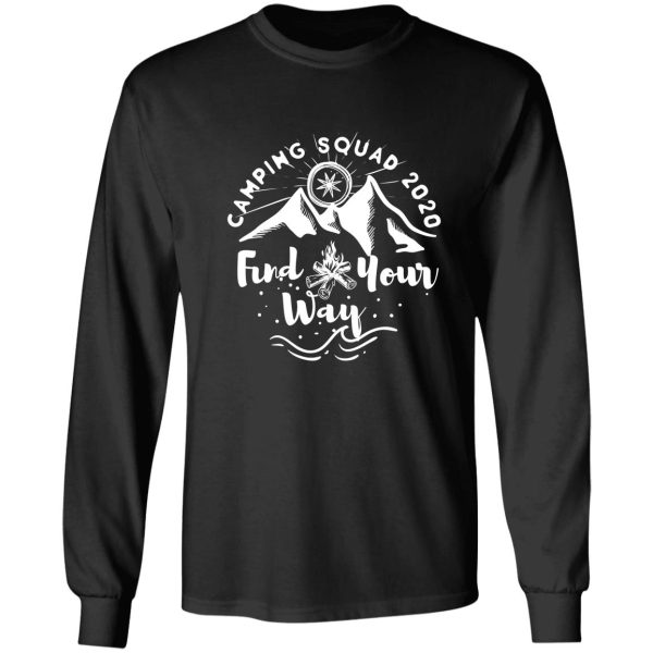 camp squad camping long sleeve