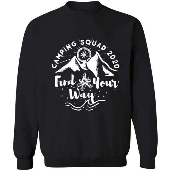 camp squad camping sweatshirt