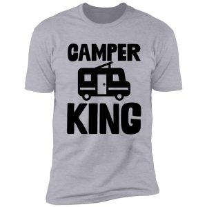 camper king art camping travel shirt