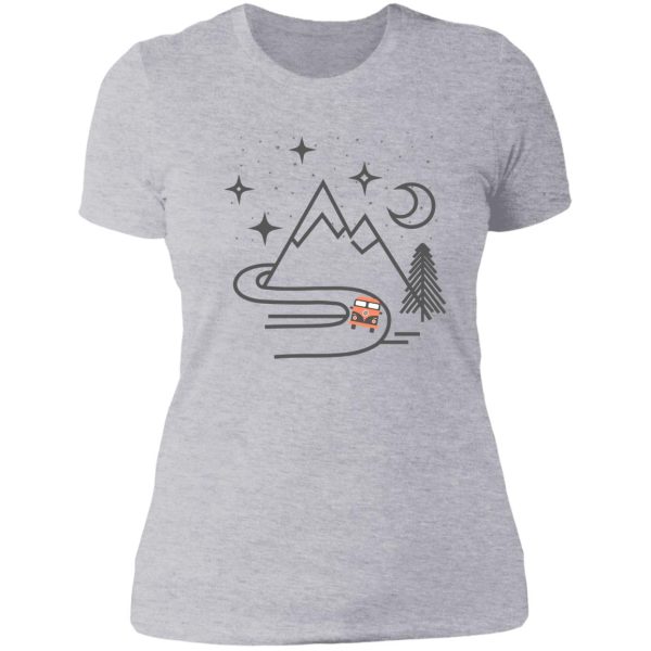 camper life camper trip lady t-shirt