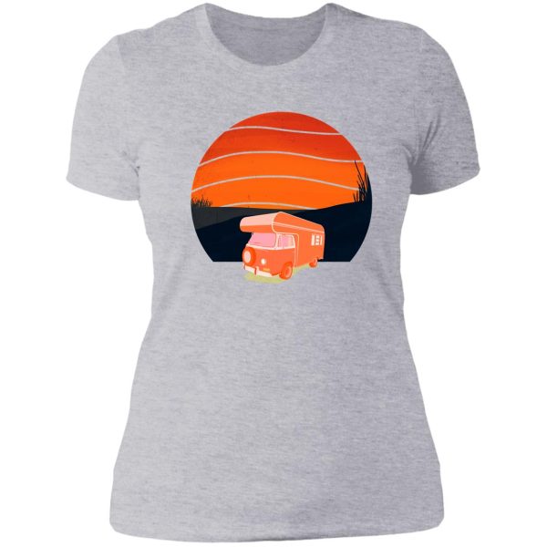 camper life van life lady t-shirt