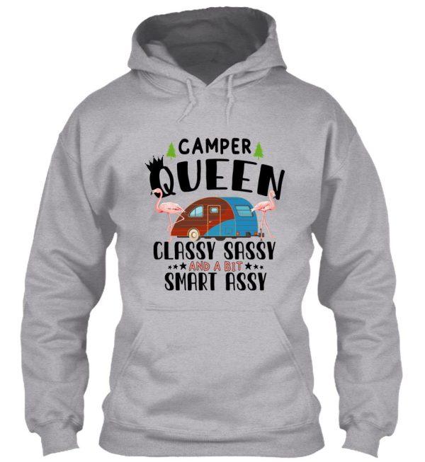 camper queen classy sassy hoodie