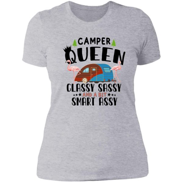 camper queen classy sassy lady t-shirt