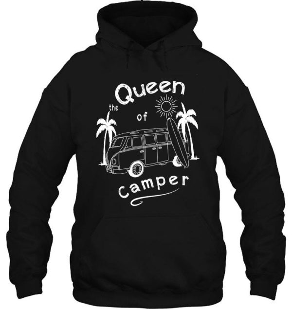 camper queen classy sassy smart assy camping hoodie