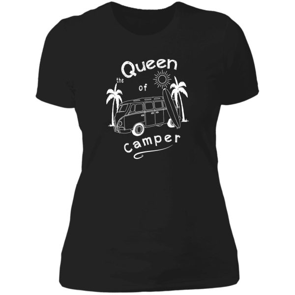 camper queen classy sassy smart assy camping lady t-shirt